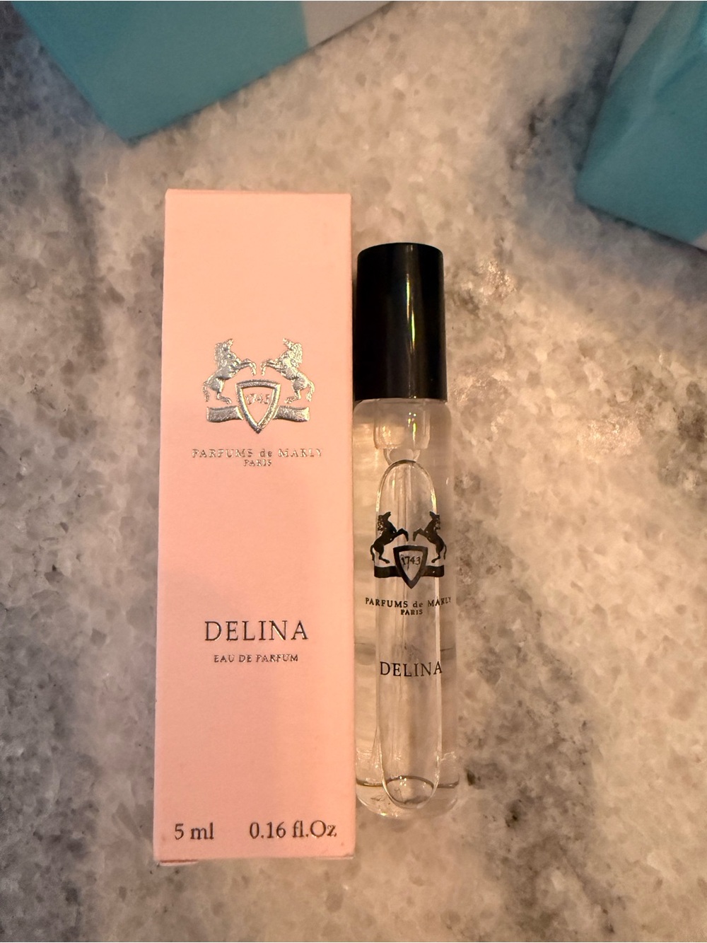 Delina Eau de Marly Parfum — Pink Travel Spray by